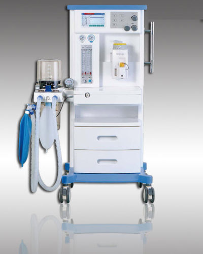 Sistema per anestesia pediatrico - S6100D - HYZMED Medical - su carrello / con sistema di evacuazione dei gas anestetici / con miscelatore di gas elettronico