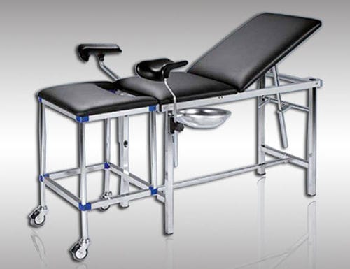 Lettino da visita ginecologico - HYZ5310 - HYZMED Medical - manuale / ad altezza fissa / con schienale regolabile