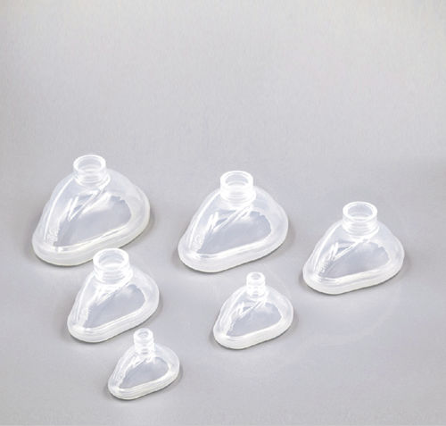 Maschera per anestesia senza lattice - B303000 - HYZMED Medical - in silicone / trasparente / riutilizzabile
