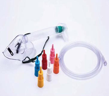 Maschera di ventilazione in PVC - C01 - HYZMED Medical - trasparente / regolabile / Venturi