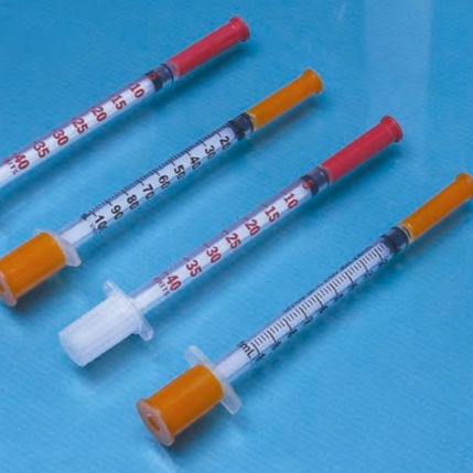 Siringa da insulina - S3141 - HYZMED Medical - 1 ml / 0,5 ml / monouso