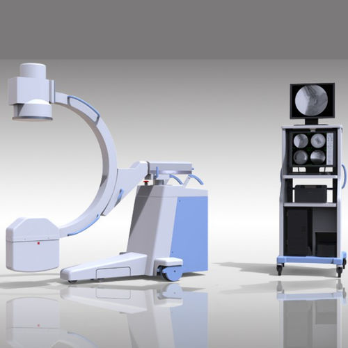 Amplificatore di brillanza mobile - LX112B - HYZMED Medical - con tubo intensificatore di immagine / con colonna video