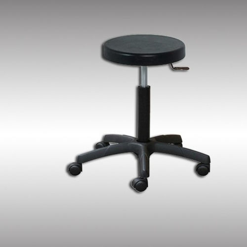 Sgabello per struttura sanitaria - 5964  - HYZMED Medical - ad altezza regolabile / con rotelle / in ABS