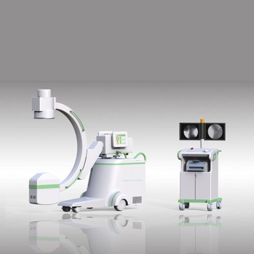 Amplificatore di brillanza mobile - LX7000A - HYZMED Medical - con tubo intensificatore di immagine / con colonna video