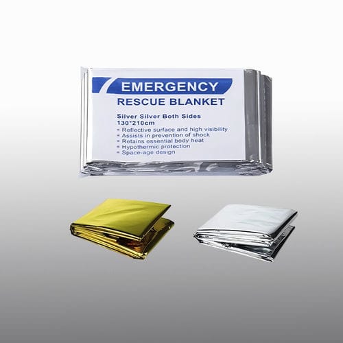 Coperta riscaldata -  silver/silver,  gold /silver - HYZMED Medical - di emergenza / in alluminio / in poliuretano