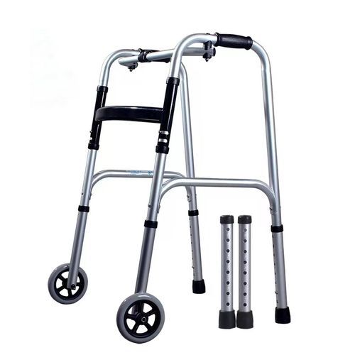 Deambulatore rollator a 2 ruote - HYZMED Medical - telaio in acciaio / pieghevole / ad altezza regolabile