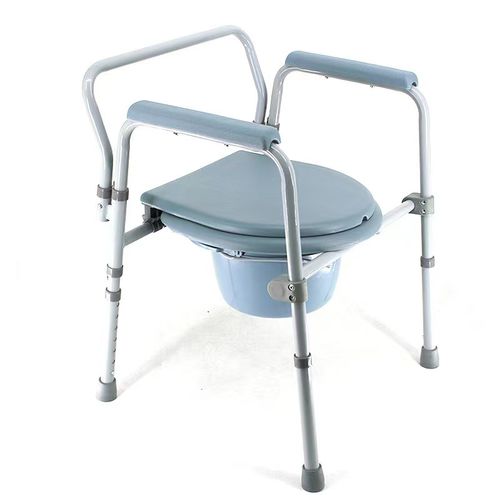 Sedia da toilette per adulti - D16 - HYZMED Medical - con braccioli / con secchio / pieghevole