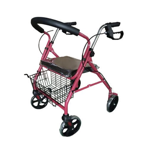 Deambulatore rollator a 4 ruote - D22 - HYZMED Medical - telaio in acciaio