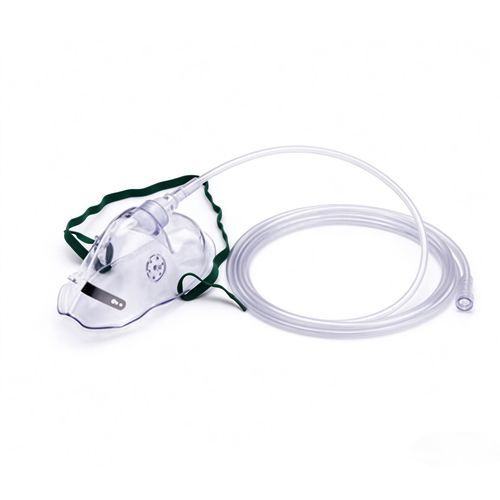 Maschera per ossigenoterapia in PVC - A01 - HYZMED Medical - trasparente / regolabile