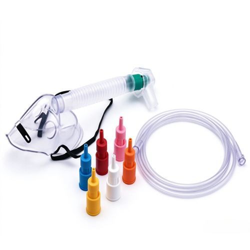 Maschera di ventilazione in PVC - C01 - HYZMED Medical - trasparente / regolabile / Venturi