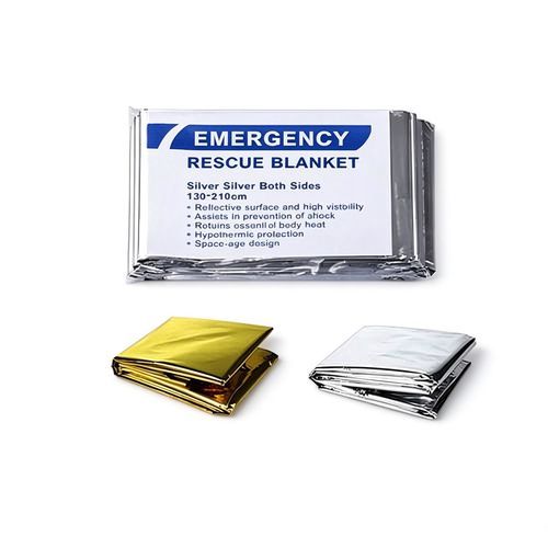 Coperta riscaldata - silver/silver - HYZMED Medical - di emergenza / in alluminio / in poliuretano
