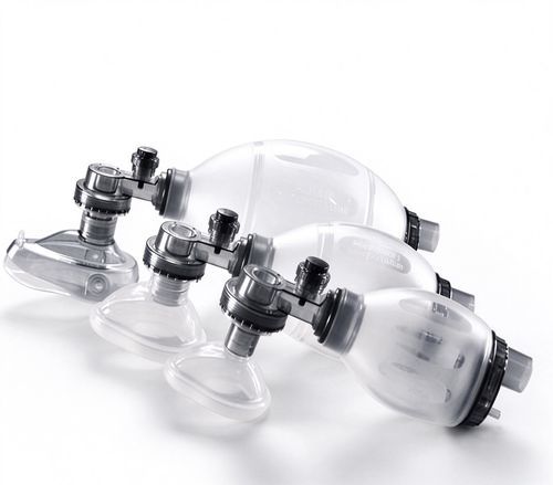Rianimatore manuale per interventi di emergenza - B3110 - HYZMED Medical - in silicone / riutilizzabile / con maschera