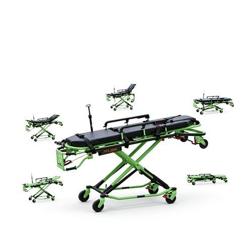 Barella per ambulanze - 3EW - HYZMED Medical - con rotelle / ad altezza regolabile / in alluminio