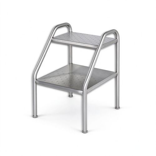Predellino 2 gradini - 5605 - HYZMED Medical - in acciaio inossidabile / antiscivolo