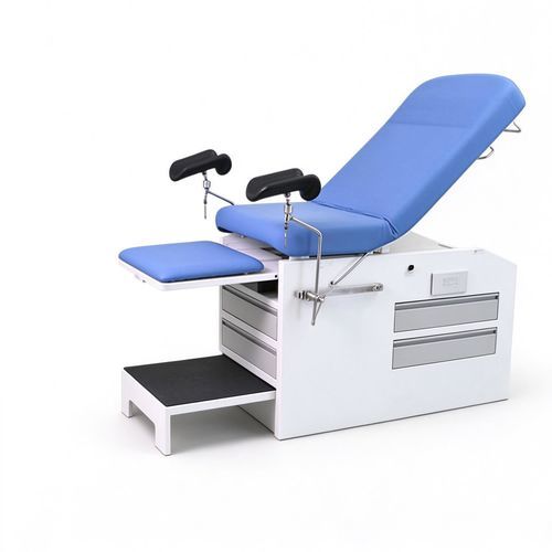 Lettino da visita ginecologico - A-24-3 - HYZMED Medical - manuale / ad altezza fissa / con schienale regolabile