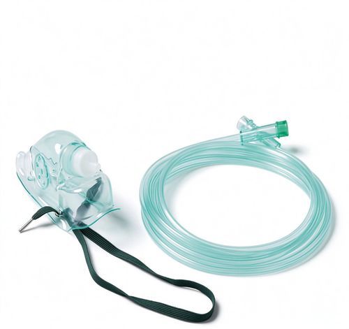 Maschera per ossigenoterapia in PVC - B1110 - HYZMED Medical - senza lattice / trasparente / regolabile