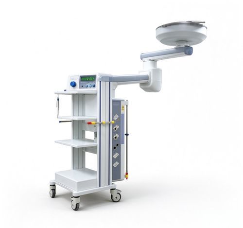 Braccio di distribuzione su carrello - DS240 - HYZMED Medical - per terapia intensiva / articolato / semplice