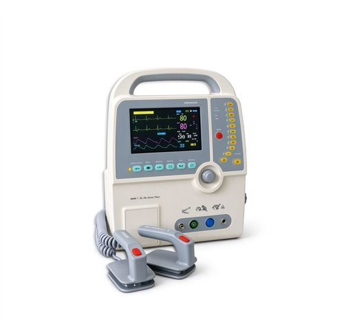 Defibrillatore esterno manuale - 9000C - HYZMED Medical - con monitor multiparametrico / bifasico