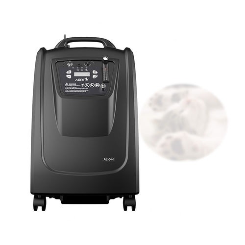 Concentratore di ossigeno medico - AE-10 - Shenyang Aerti Tech - veterinario / con rotelle / portatile