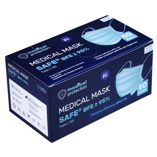 Mascherina di protezione in cotone - SAFE® type I ES  - Medical Protection - in poliestere / semimaschera / per adulti