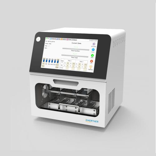 Estrattore di acidi nucleici per diagnosi clinica - EmagPure-32A6 - The EmerTher Company - per ricerca medica / compatto / con touch screen