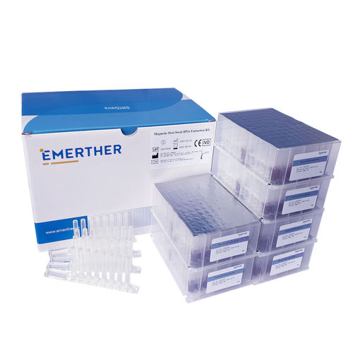 Kit di reagenti a biglie magnetiche - 96B - The EmerTher Company - per estrazione di DNA / per campioni di saliva / per prelievo orale