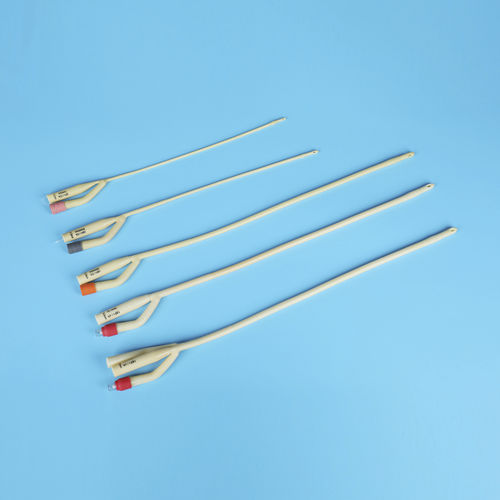 Catetere per drenaggio urinario - Haiyan Kangyuan Medical Instrument - uretrale / con palloncino / a doppio lume