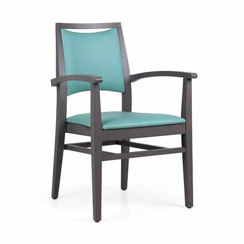 Sedia con braccioli - DENISE EMP TP CB - FENABEL - impilabile
