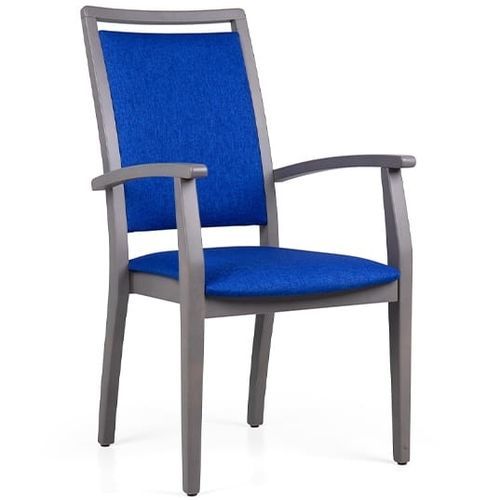 Sedia con braccioli - FARO HIGH EMP CB - FENABEL - con schienale alto / impilabile