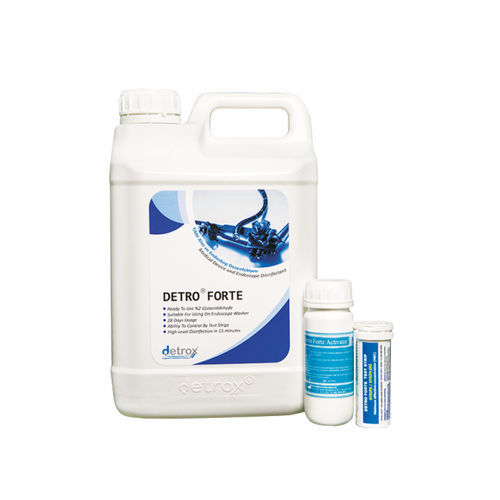 Disinfettante per endoscopi - Detro Forte - Detro Healthcare - per mobili ospedalieri / per strumenti chirurgici / per vetri