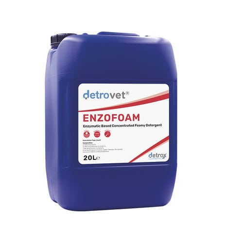 Disinfettante per pavimenti e altre superfici - Detrovet Enzofoam - Detro Healthcare - in schiuma / 5000 ml / 1000 ml