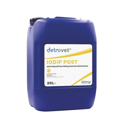 Disinfettante per pavimenti e altre superfici - Detrovet Iodip Post - Detro Healthcare - liquido / 5000 ml / 1000 ml