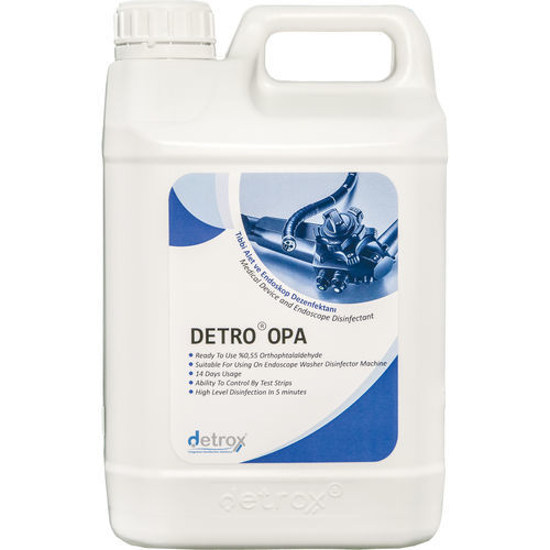 Disinfettante per endoscopi - DETRO OPA - Detro Healthcare - per mobili ospedalieri / per strumenti chirurgici / liquido