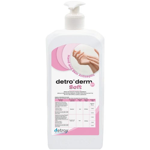 Soluzione idroalcolica 70% - Detro Derm - Detro Healthcare - 500 mL / 250 mL / 100 mL