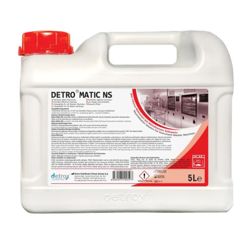 Detergente liquido - Detro Matic NS - Detro Healthcare - 5000 ml / a base di acido citrico / per strumenti medici