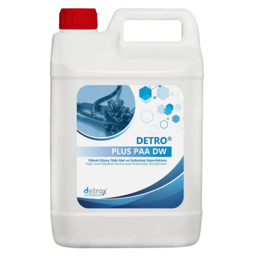 Disinfettante per strumenti chirurgici - Detro Plus PAA DW - Detro Healthcare - per endoscopi / liquido / 5000 ml