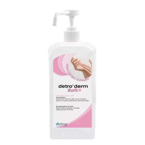 Soluzione idroalcolica 72% - Detro Derm Soft (VET) - Detro Healthcare - 1000 mL / 5000 mL