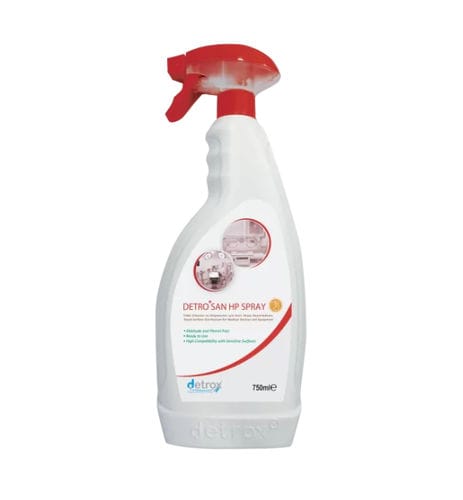 Disinfettante per pavimenti e altre superfici - Detro San HP (VET) - Detro Healthcare - liquido / 5000 ml / 750 ml