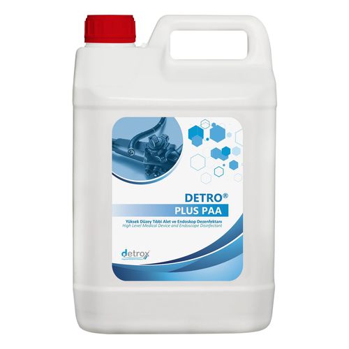 Disinfettante per endoscopi - Detro Plus Paa - Detro Healthcare - per strumenti chirurgici / liquido / 5000 ml