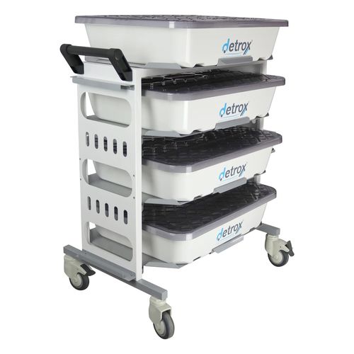 Carrello medico - Detro  - Detro Healthcare - per endoscopio / di trasporto / di stoccaggio