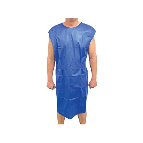 Camice per paziente unisex - Nantong Allman Industry - in polipropilene / monouso / blu