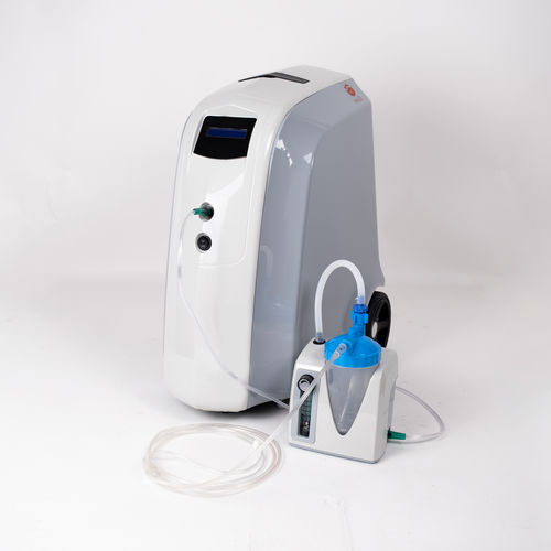 Concentratore di ossigeno per cure domiciliari - A-102 - Delta A Healthcare - con rotelle / portatile / compatto