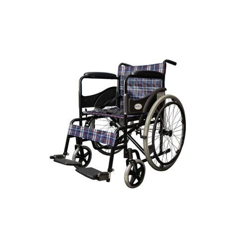 Sedia a rotelle manuale - Delta A Healthcare - pieghevole / ad altezza regolabile / con poggiagambe