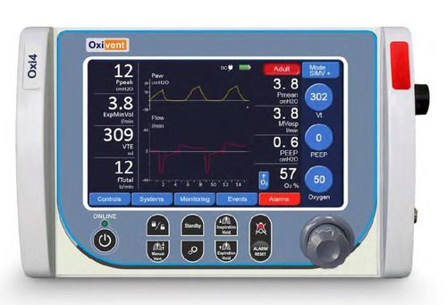 Ventilatore elettronico - Delta A Healthcare - da trasporto / portatile / con touch screen