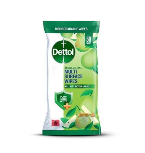 Salvietta detergente per pavimenti e altre superfici - Crisp Pear - Dettol - 50 pezzi