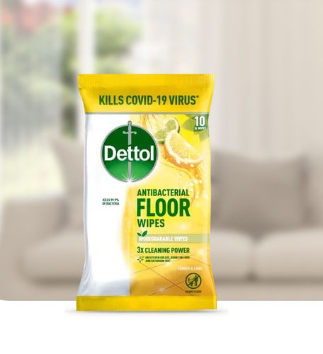 Salvietta detergente per pavimenti - Fresh Citrus - Dettol - 10 pezzi