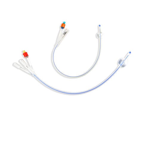 Catetere per drenaggio urinario - silicone foley H05 - DAXAN Innovative - ureterale / con palloncino / con rivestimento idrofilico