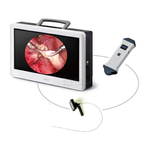 Gastroscopio veterinario video - EndoBox-M3 - Shinova Medical Co., Ltd - con video monitor integrato