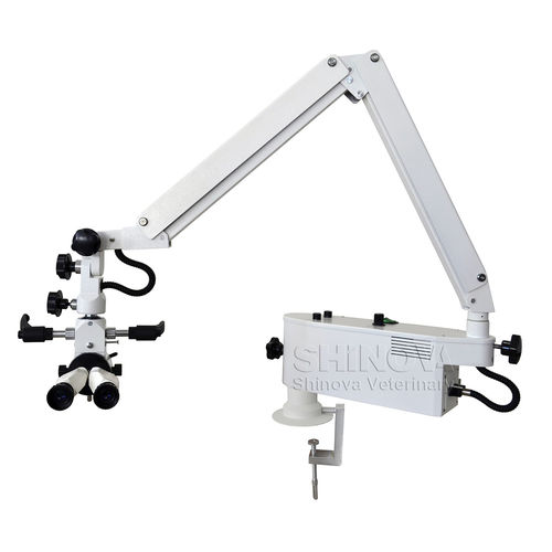 Microscopio ottico - EOM-200S - Shinova Medical Co., Ltd - per laboratorio veterinario / dritto / binoculare