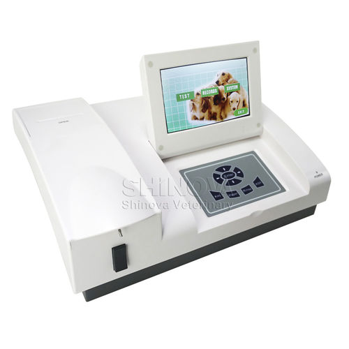 Analizzatore di chimica clinica semiautomatico - BS-600V - Shinova Medical Co., Ltd - veterinario / da banco